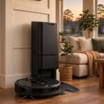 iRobot Roomba Deals for Prime Big Deal Days: Best Robot Vacuum Savings for Alcorn County Homes iRobot Roomba robot vacuum with self-emptying dock in a cozy living room