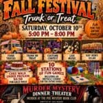 Jacinto Fall Festival Oct. 10 Brings Trunk or Treat, Hayrides Official flyer for the 2026 Jacinto Fall Festival and Trunk or Treat on Saturday, Oct. 10, at the Historic Jacinto Courthouse