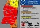 MEMA warns of dangerous fire conditions across Mississippi Friday and Saturday Weather graphic showing Mississippi fire danger levels, with a state map shaded by risk and safety advice beside it.