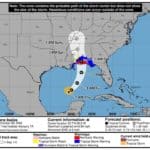 MEMA warns Hurricane Isaias is strengthening ahead of Friday impacts A NOAA/National Hurricane Center forecast map shows Hurricane Isaias over the Gulf with a projected path toward the northern Gulf Coast and inland Mississippi and Alabama.