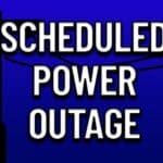 Paden Power Outage Planned Friday for Pole Replacement Scheduled power outage graphic from Tishomingo County Electric Power Association for the Paden power outage